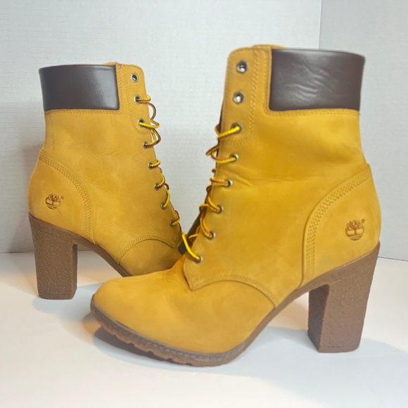 Yellow Timberland Boots Women Fashion Timberland Shoes Timberland Womens  Tillston Inch Double - Main Image